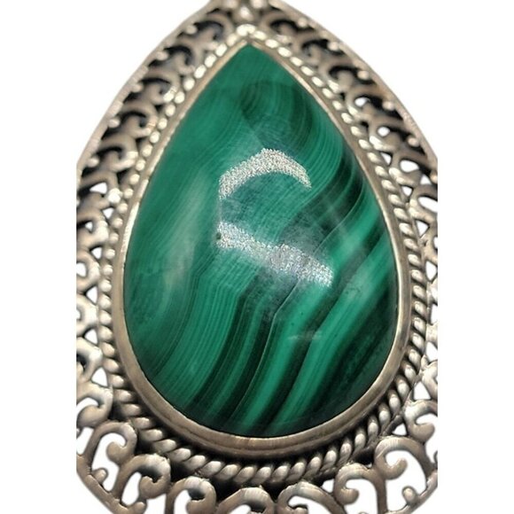 Doug Paulus Sterling Teardrop Pendant DP 925 India Teardrop Shaped - Picture 2 of 16